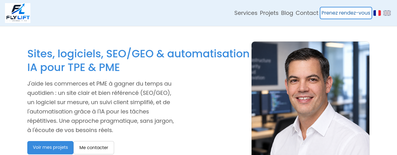 Ce site — FlyLift